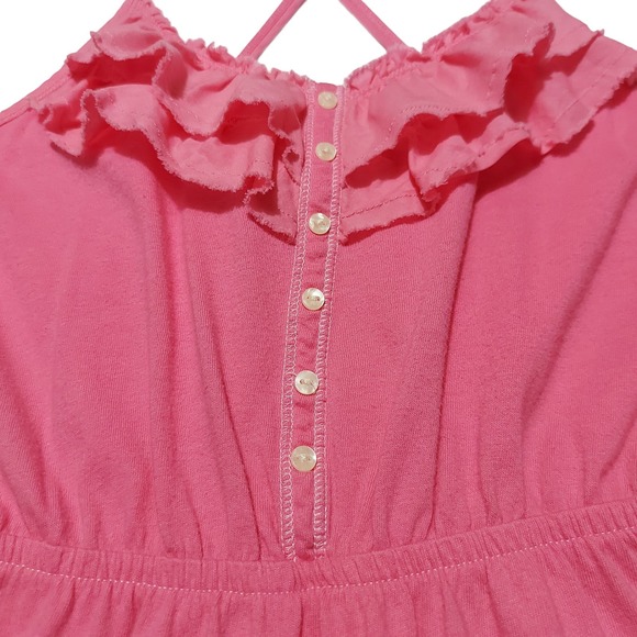 Abercrombie kids ruffled button-front spaghetti strap peplum top - Picture 5 of 9